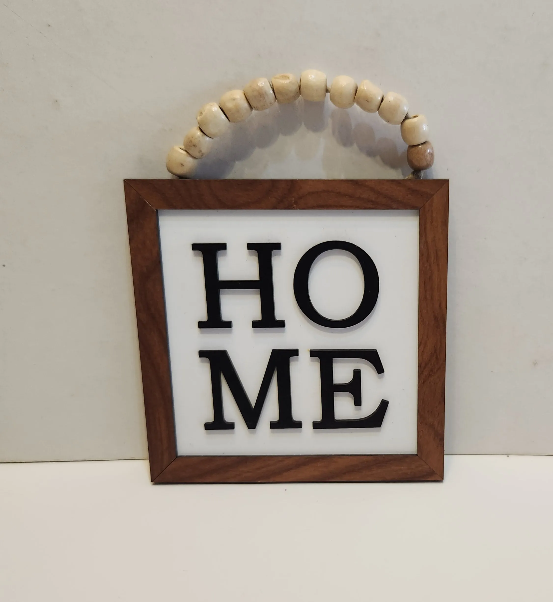 Home wooden tableau