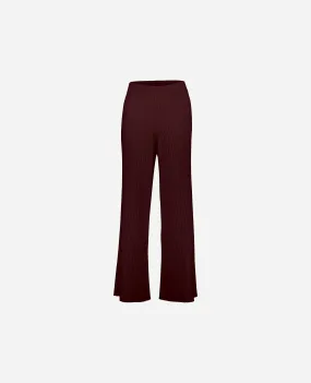 Hose aus Cashmere in Rot