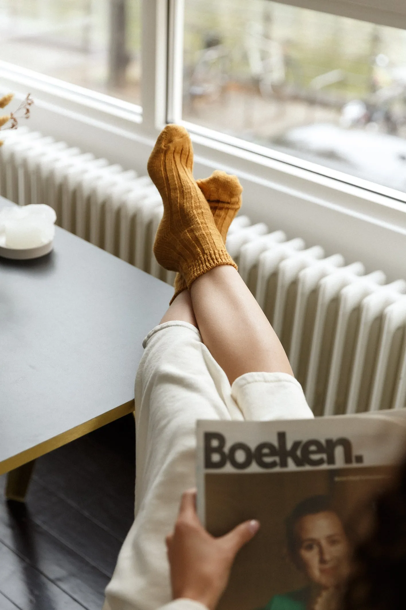 Hut Socks Ochre