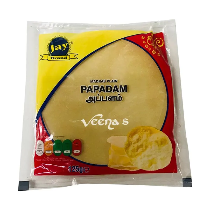 Jay Brand Papadum Small 125g