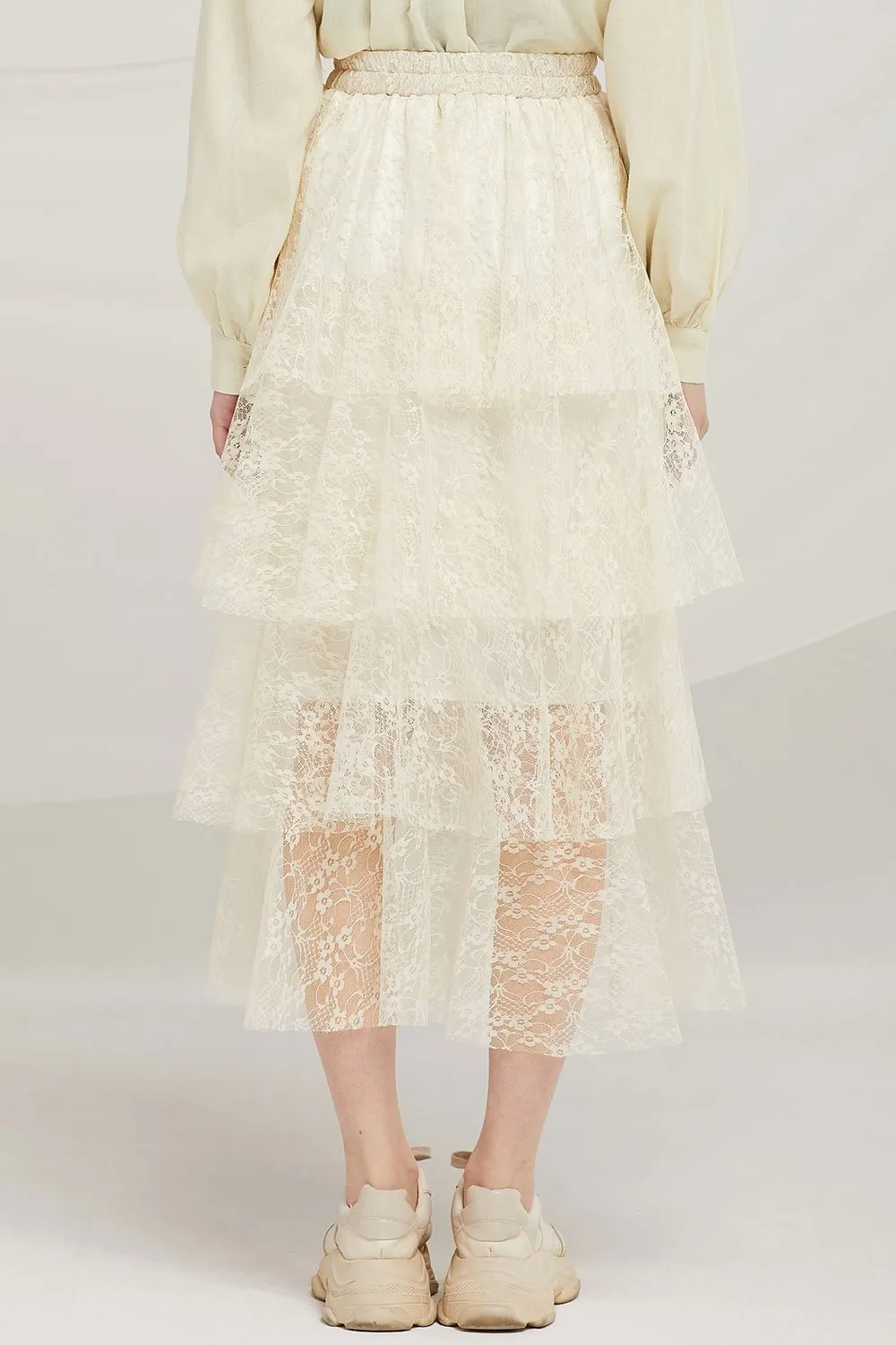 Julian Tierd Lace Long Skirt