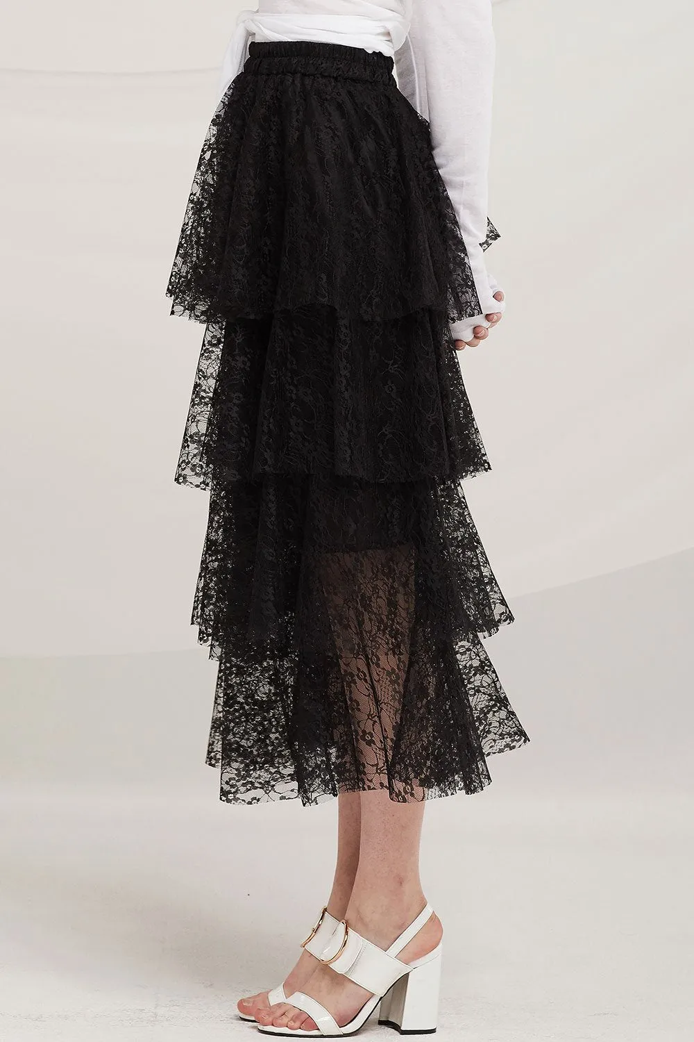 Julian Tierd Lace Long Skirt