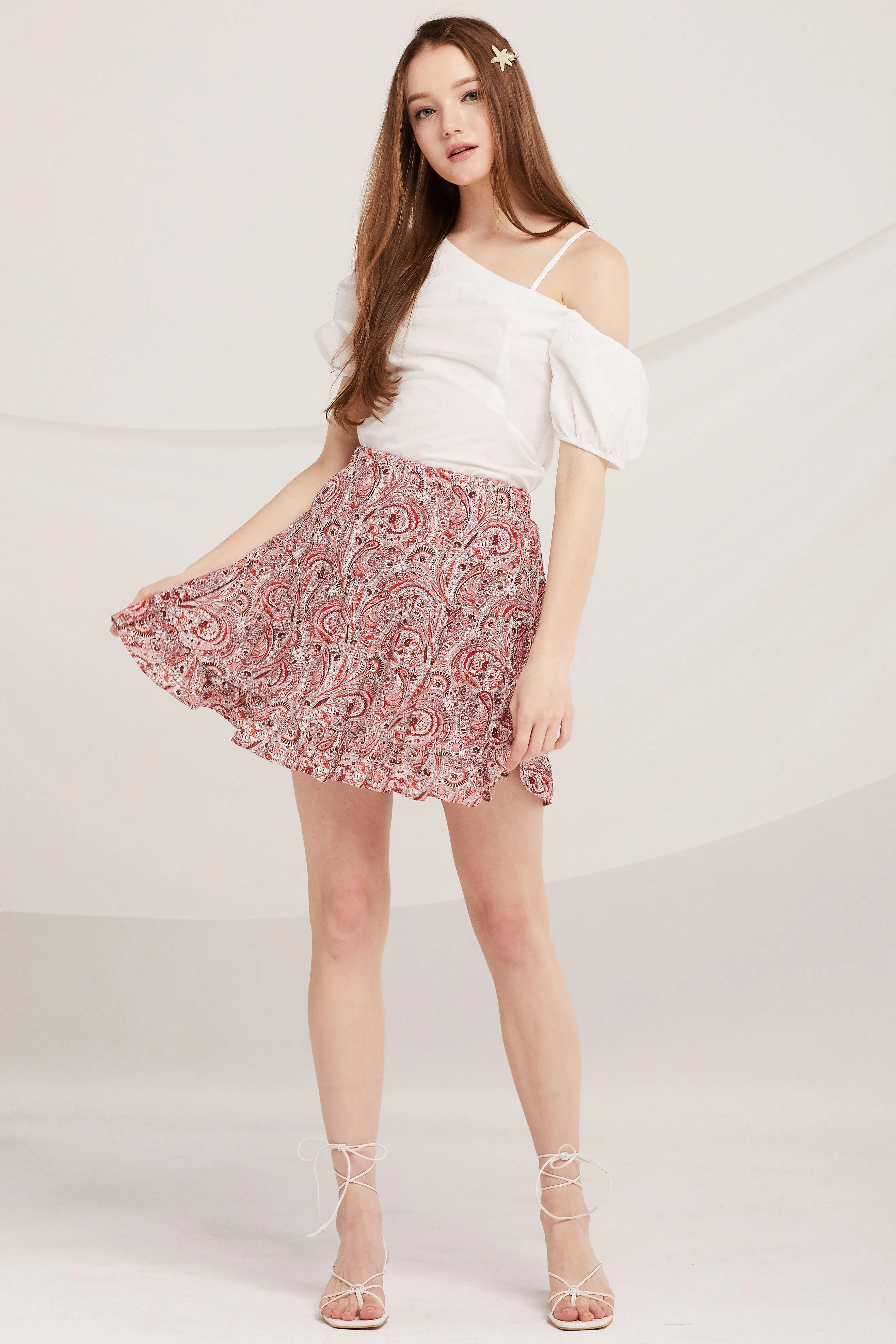 Kailani Paisley Print Skirt