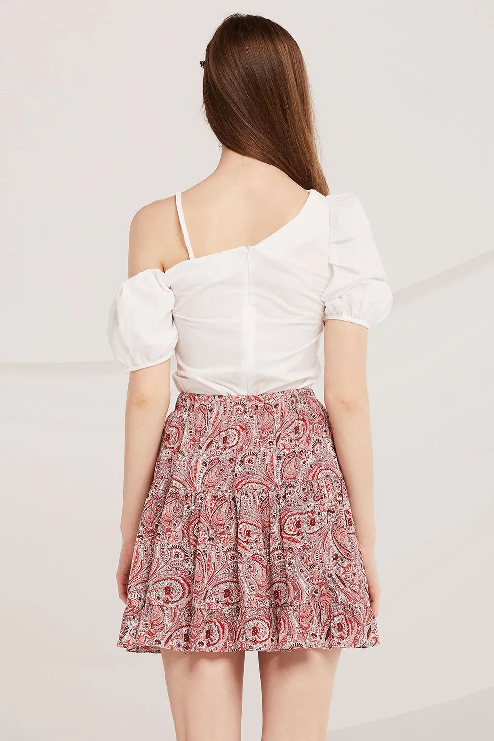 Kailani Paisley Print Skirt