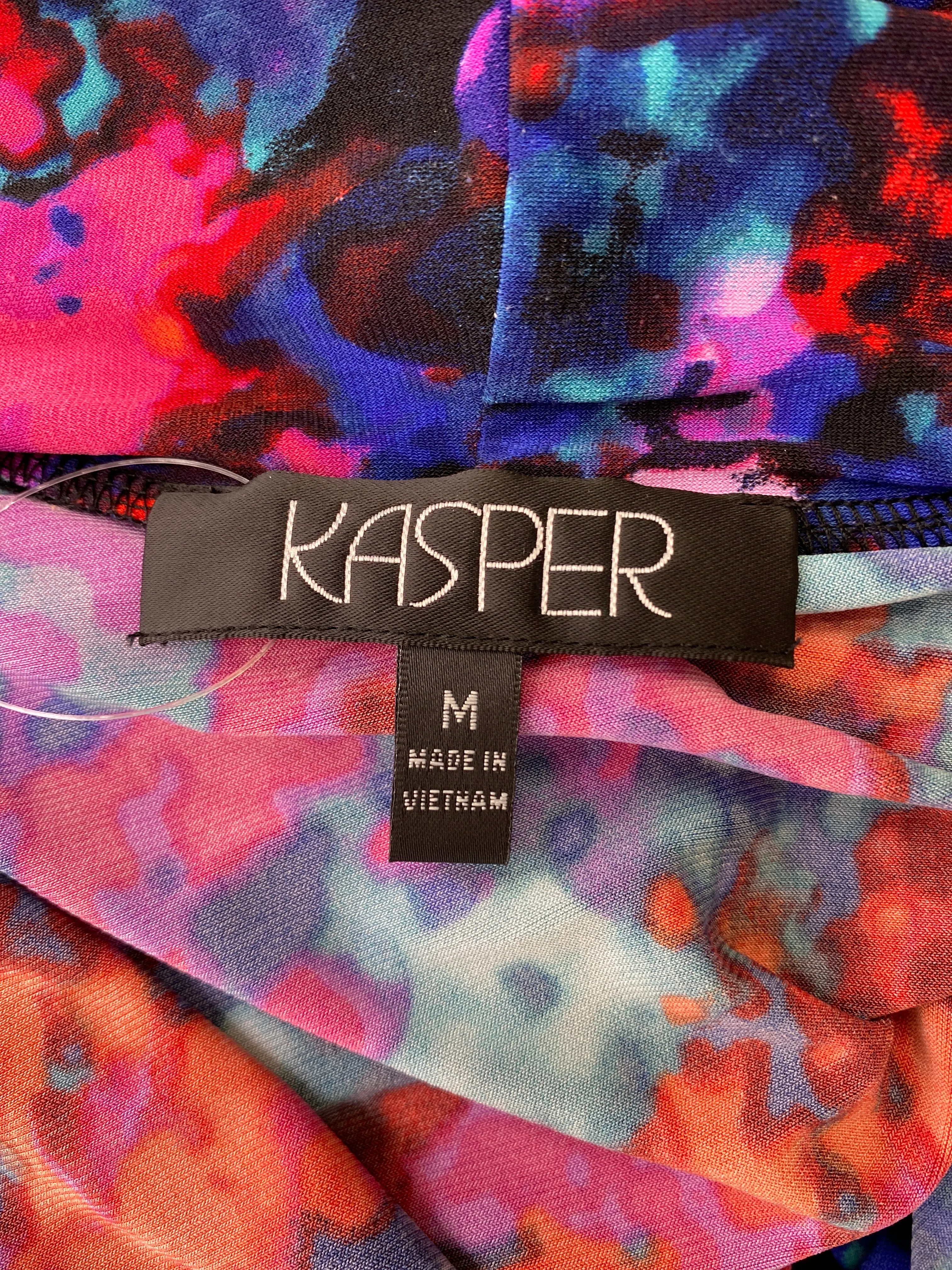 Kasper Print Cardigan, M