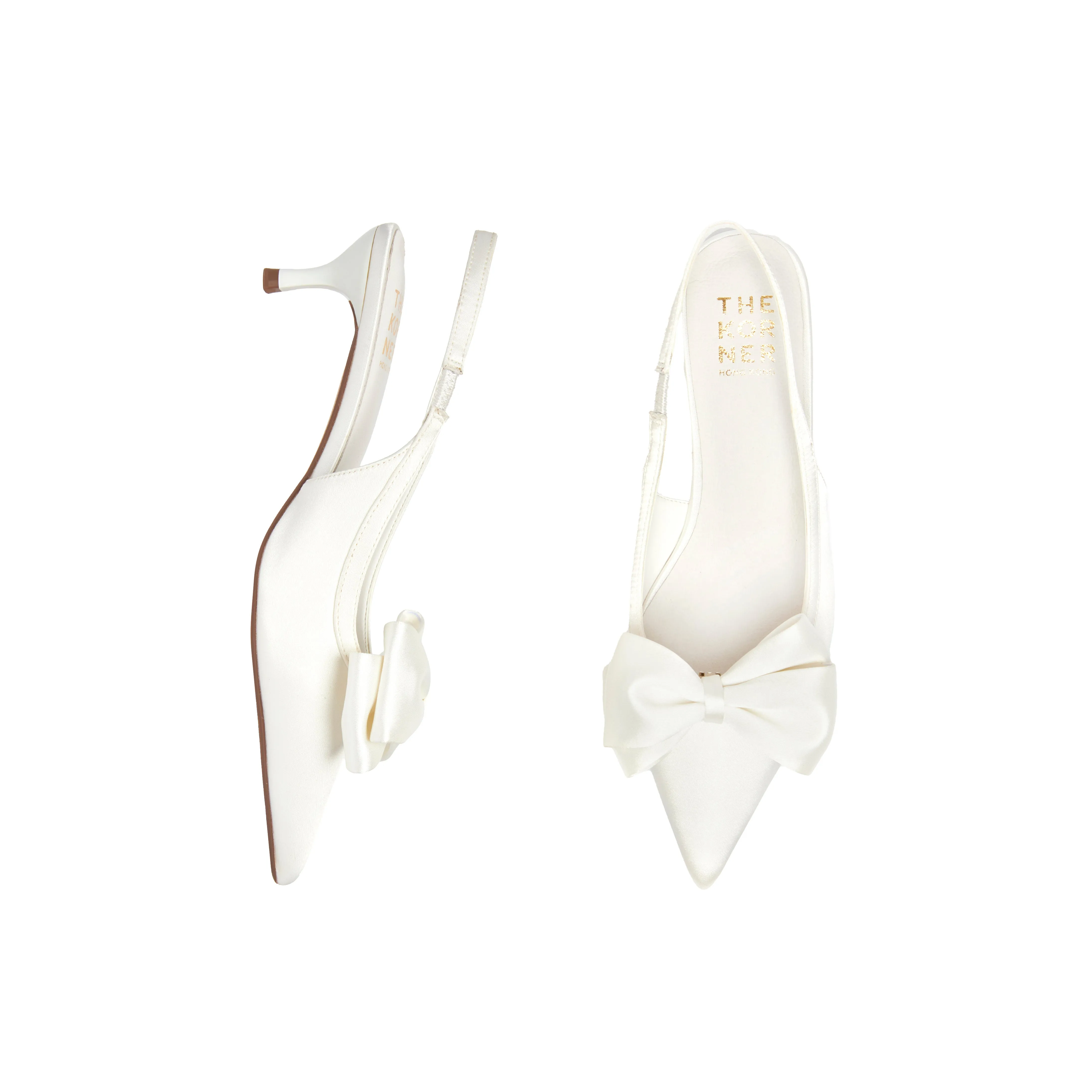 Kedi Ribbon Heels - Beige ( BEI )