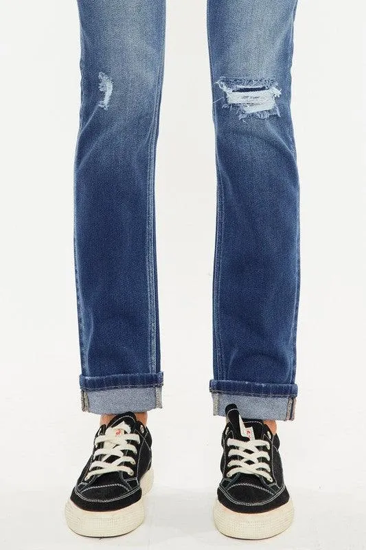 KENNIE MID RISE SKINNY STRAIGHT (FINAL SALE)