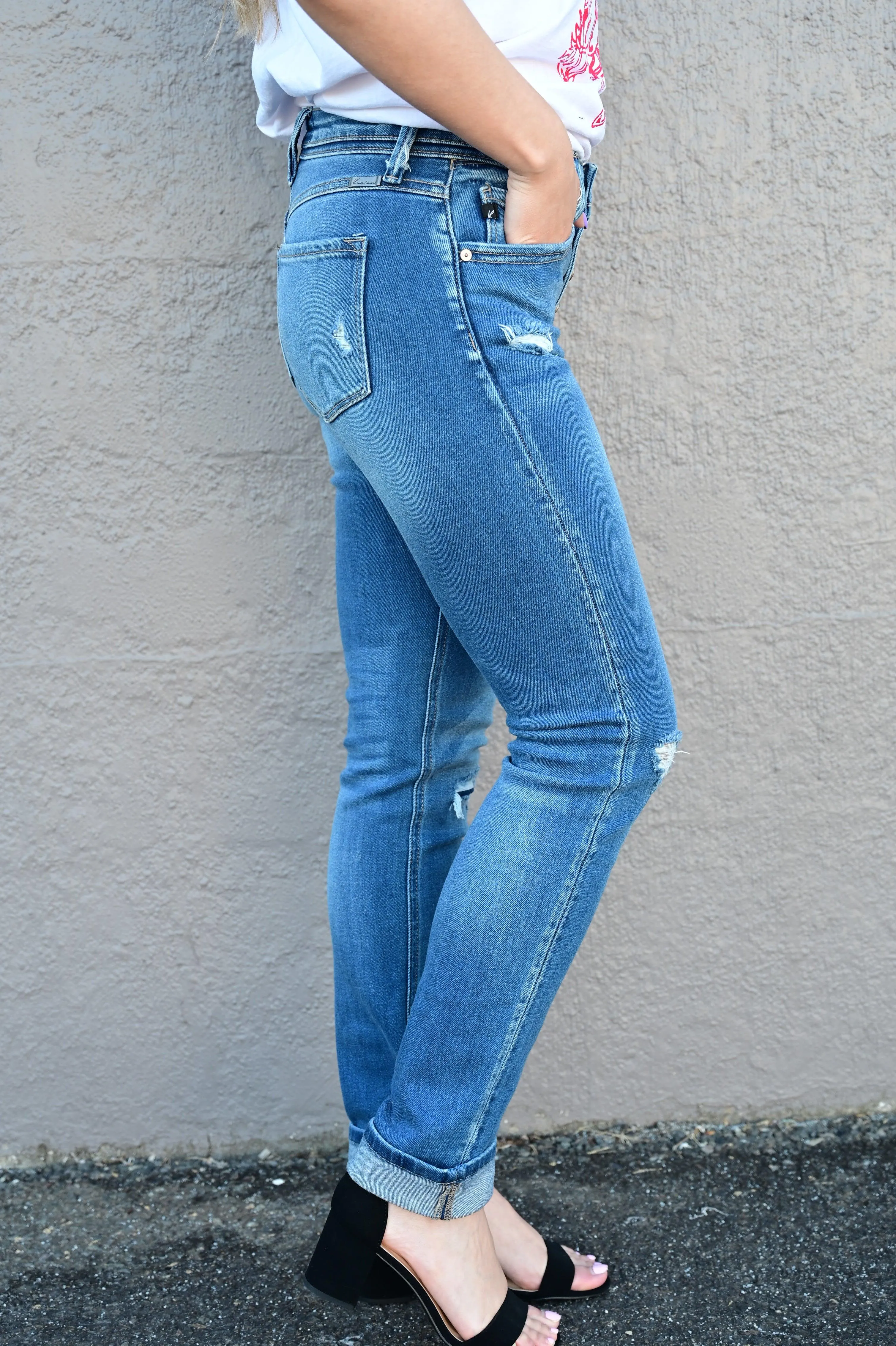 KENNIE MID RISE SKINNY STRAIGHT (FINAL SALE)