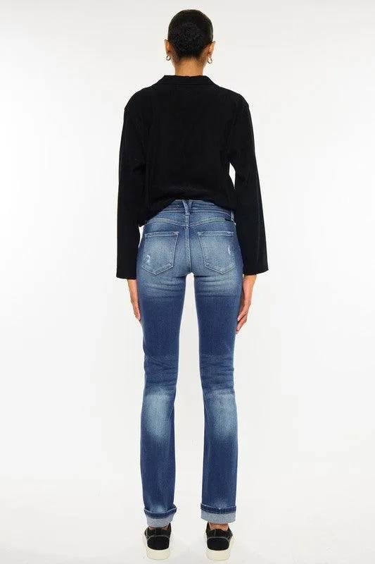 KENNIE MID RISE SKINNY STRAIGHT (FINAL SALE)