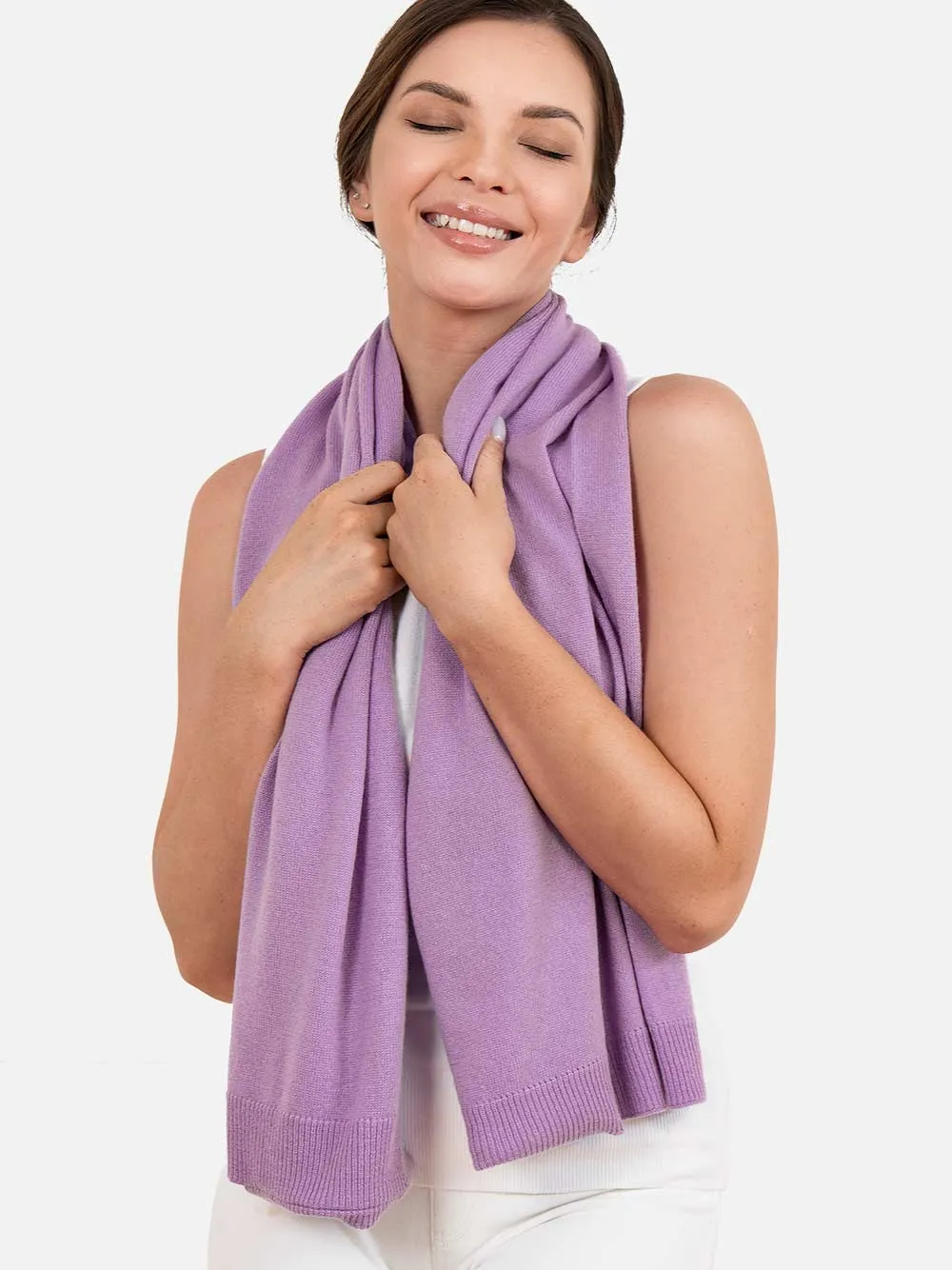 Lavender Wearable Cashmere Wrap