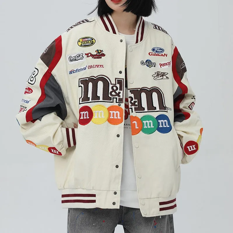 M and M | Oversized Varsity Jacket