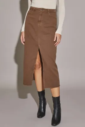 meghan skirt - dark oak