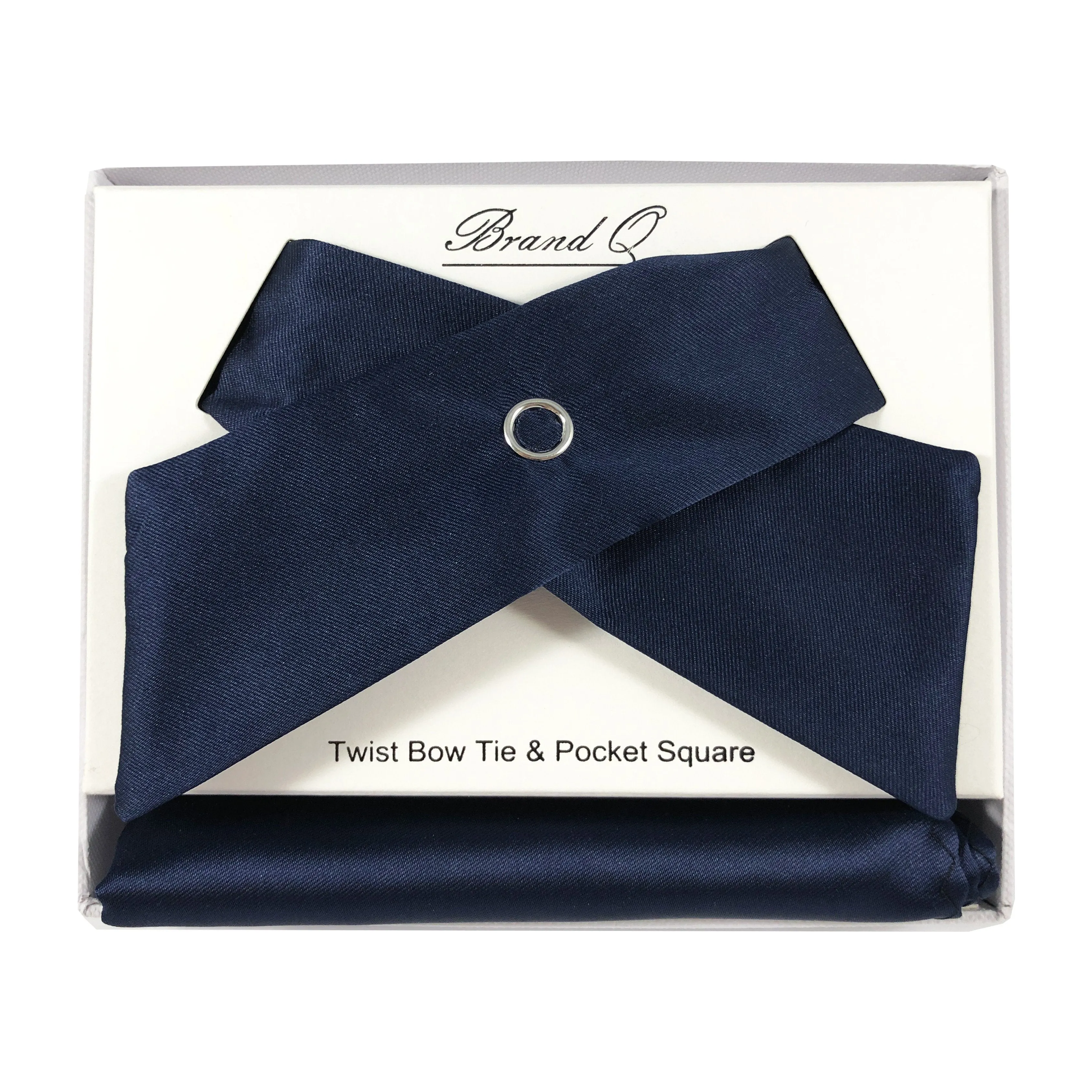 Micro Fiber Twist Bow Tie - Brand Q