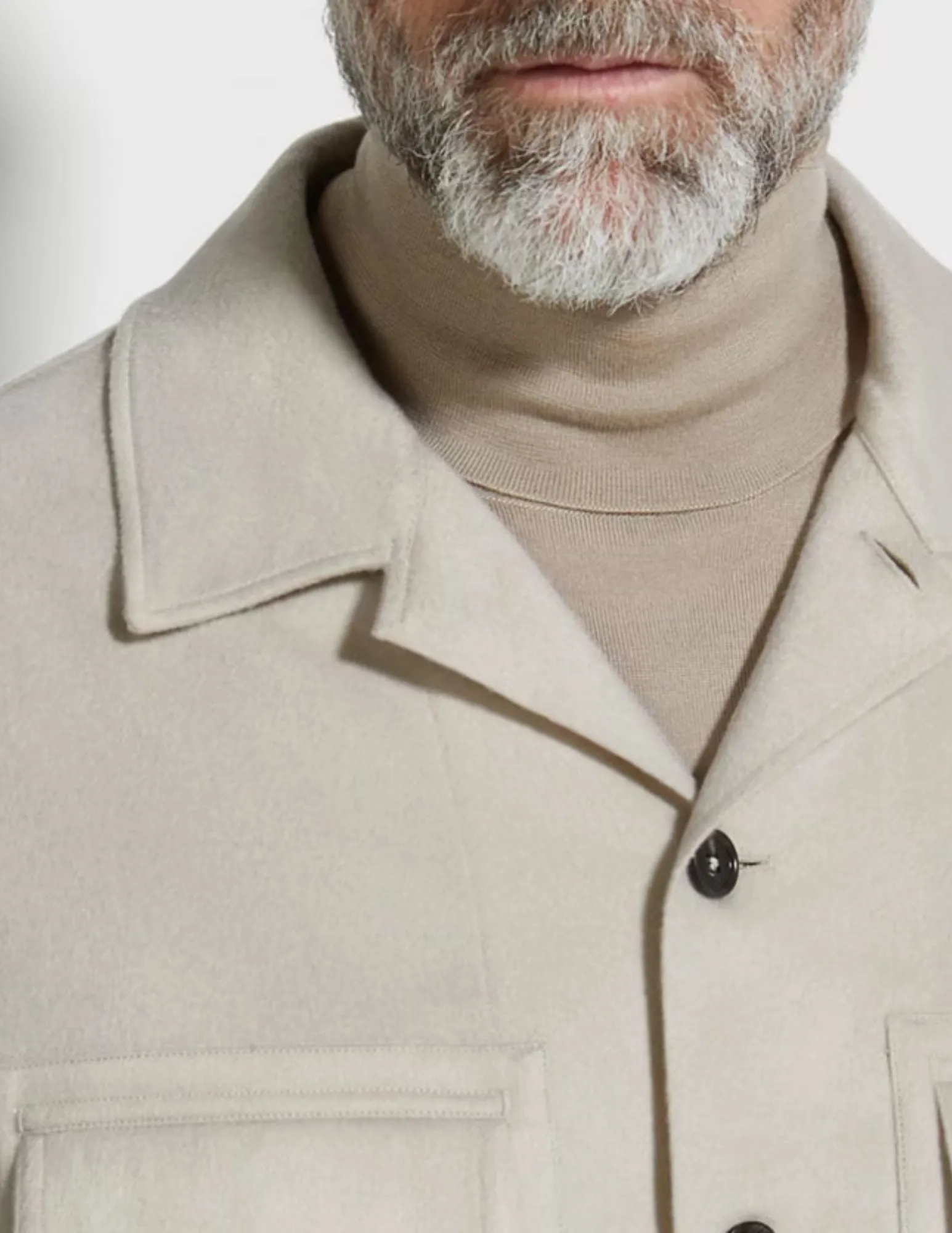 Oasi Cashmere Overshirt | Tan