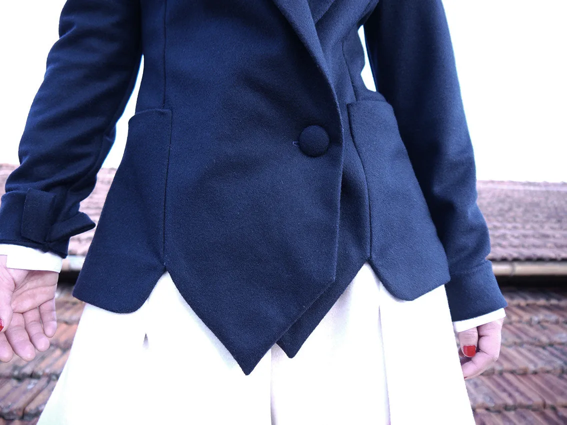 Origami Ekaterina Wool Jacket / Navy