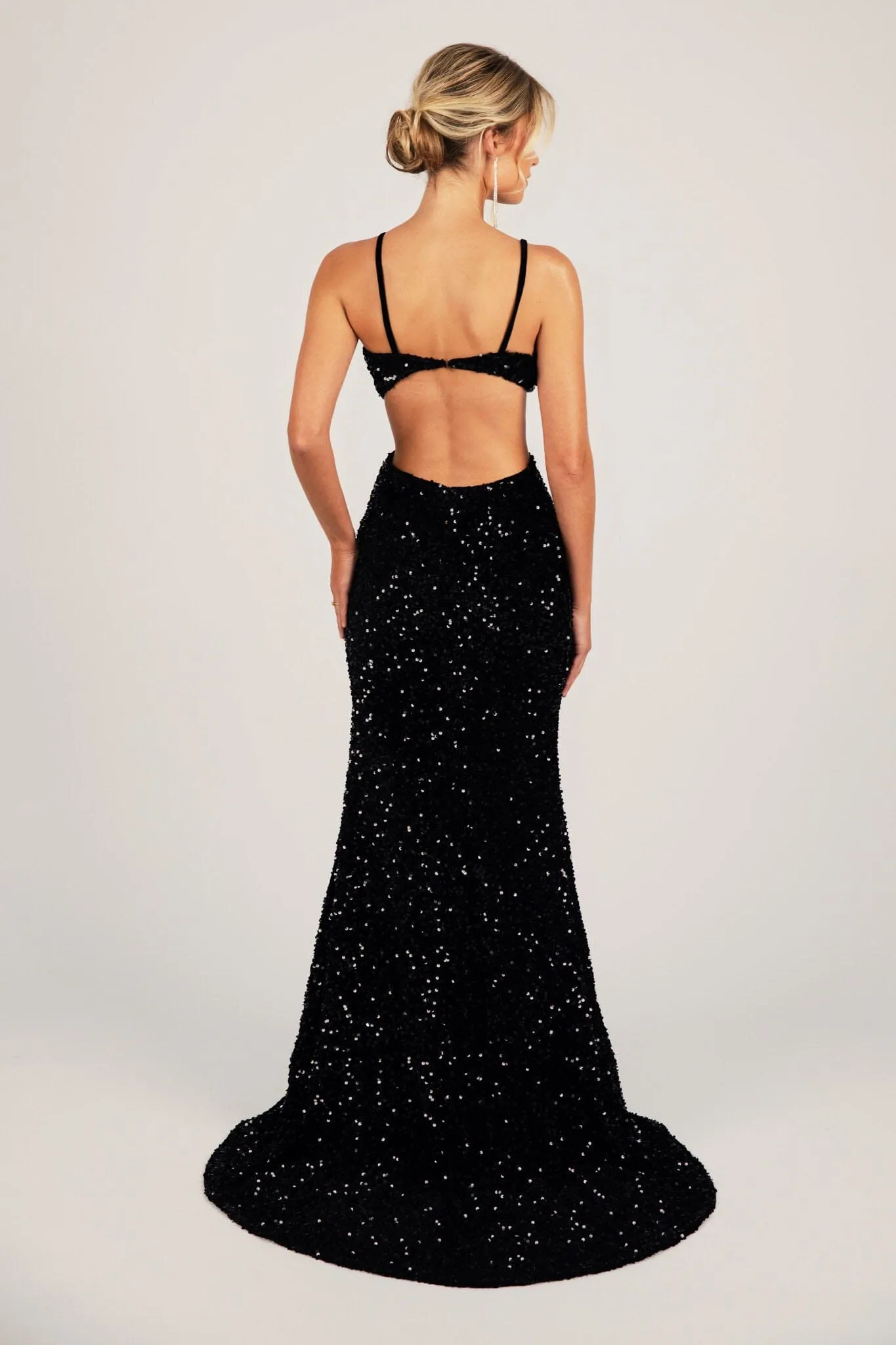 Parker Cut Out Gown - Black