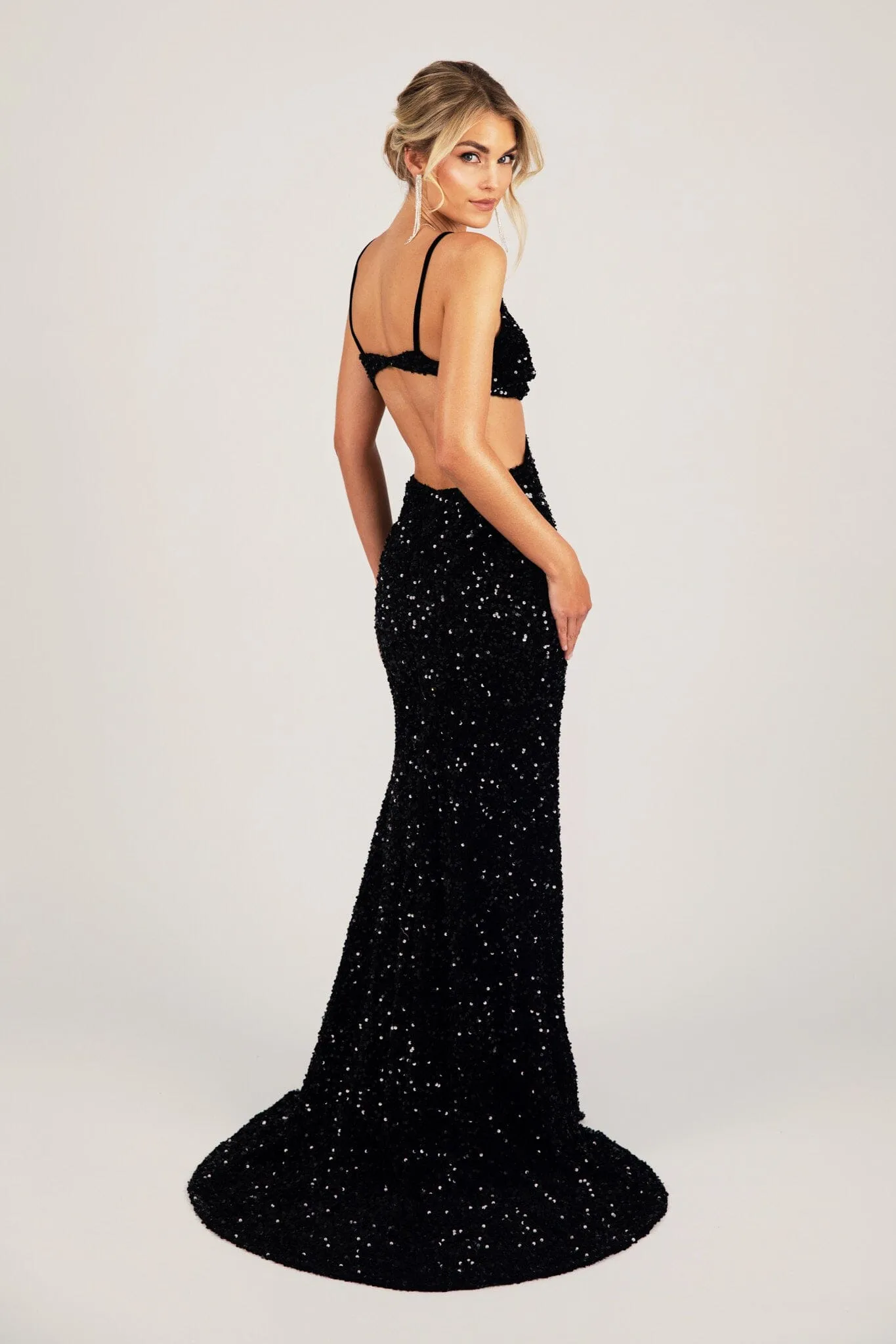 Parker Cut Out Gown - Black