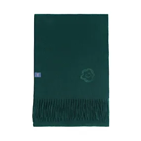 "Lost in Warmth" Classic Cashmere Scarf - Hunter Green