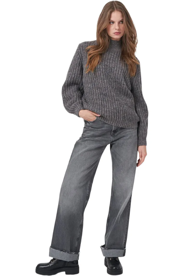 Repeat Cashmere Chunky Rib Knit Sweater