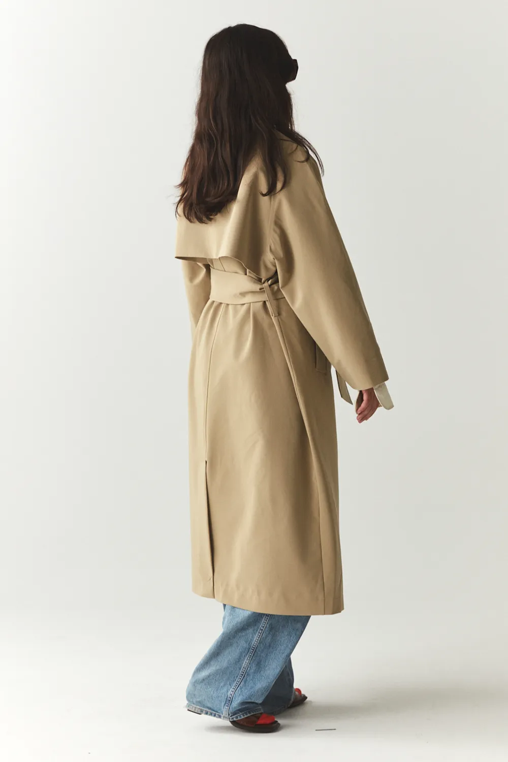 ROOMY TRENCH SS'24 BEIGE