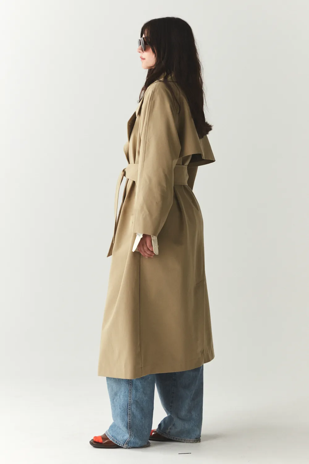 ROOMY TRENCH SS'24 BEIGE