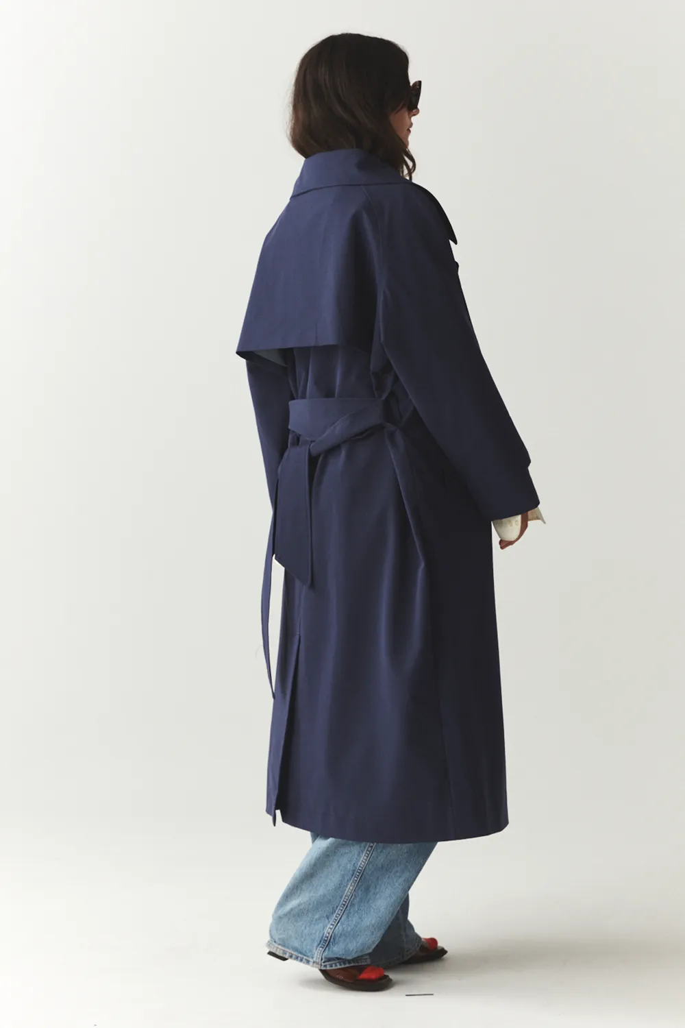 ROOMY TRENCH SS'24 NAVY