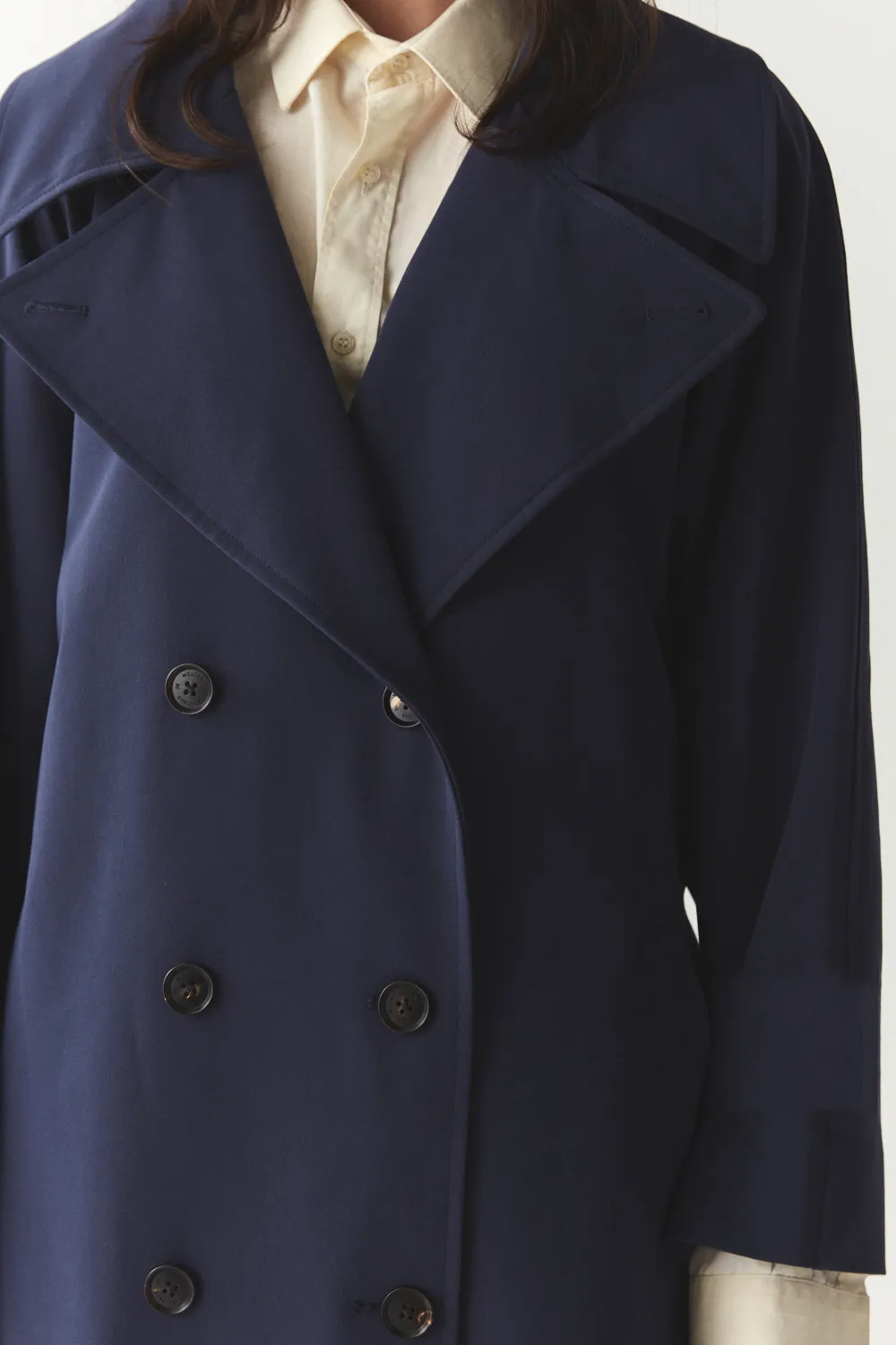 ROOMY TRENCH SS'24 NAVY