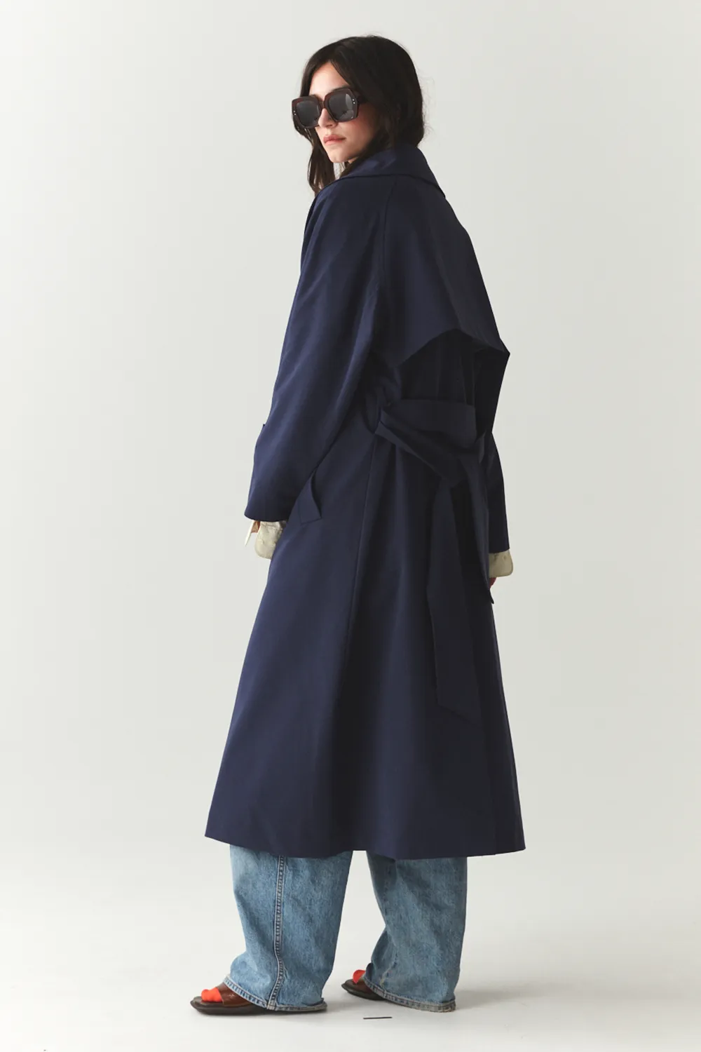 ROOMY TRENCH SS'24 NAVY