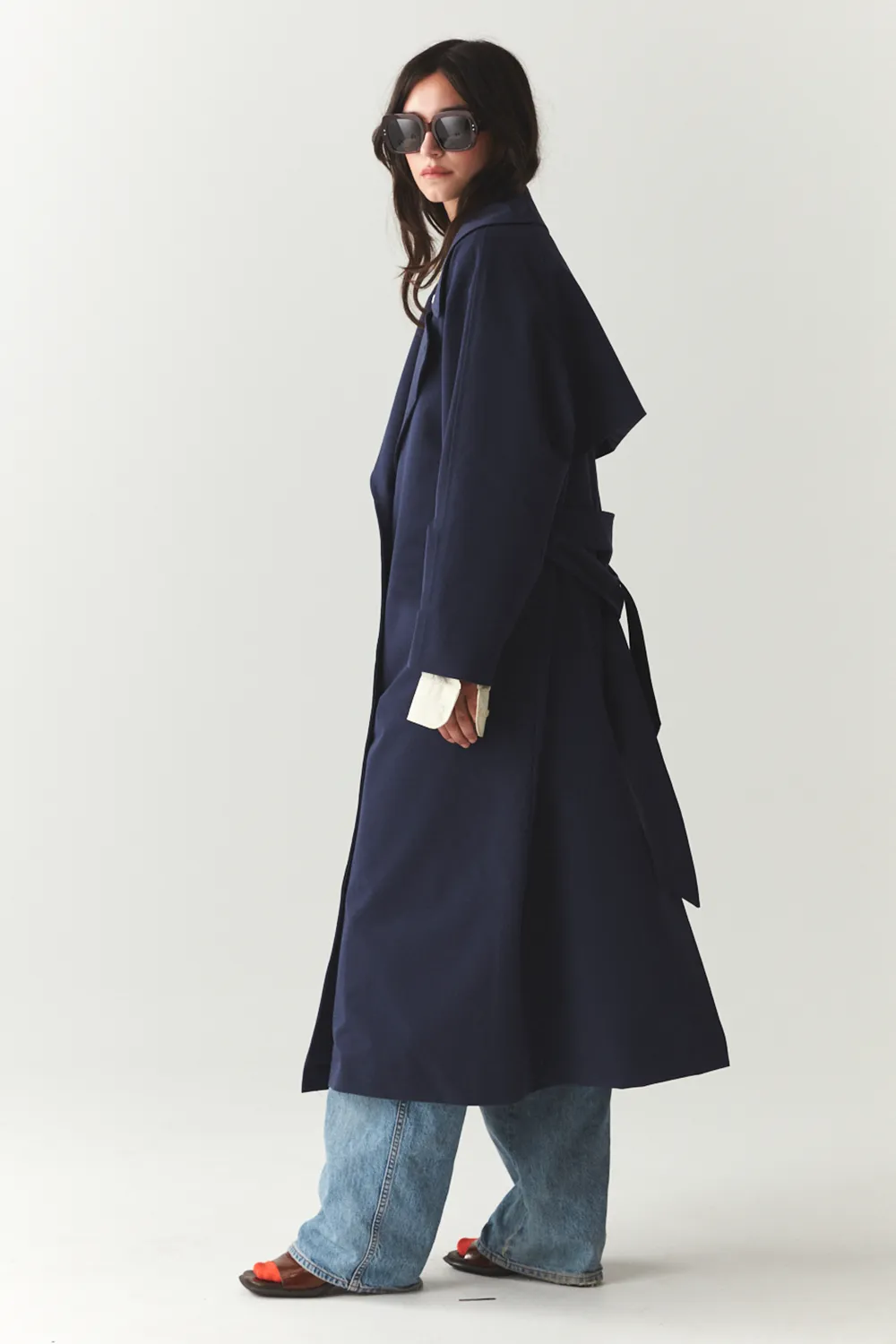 ROOMY TRENCH SS'24 NAVY