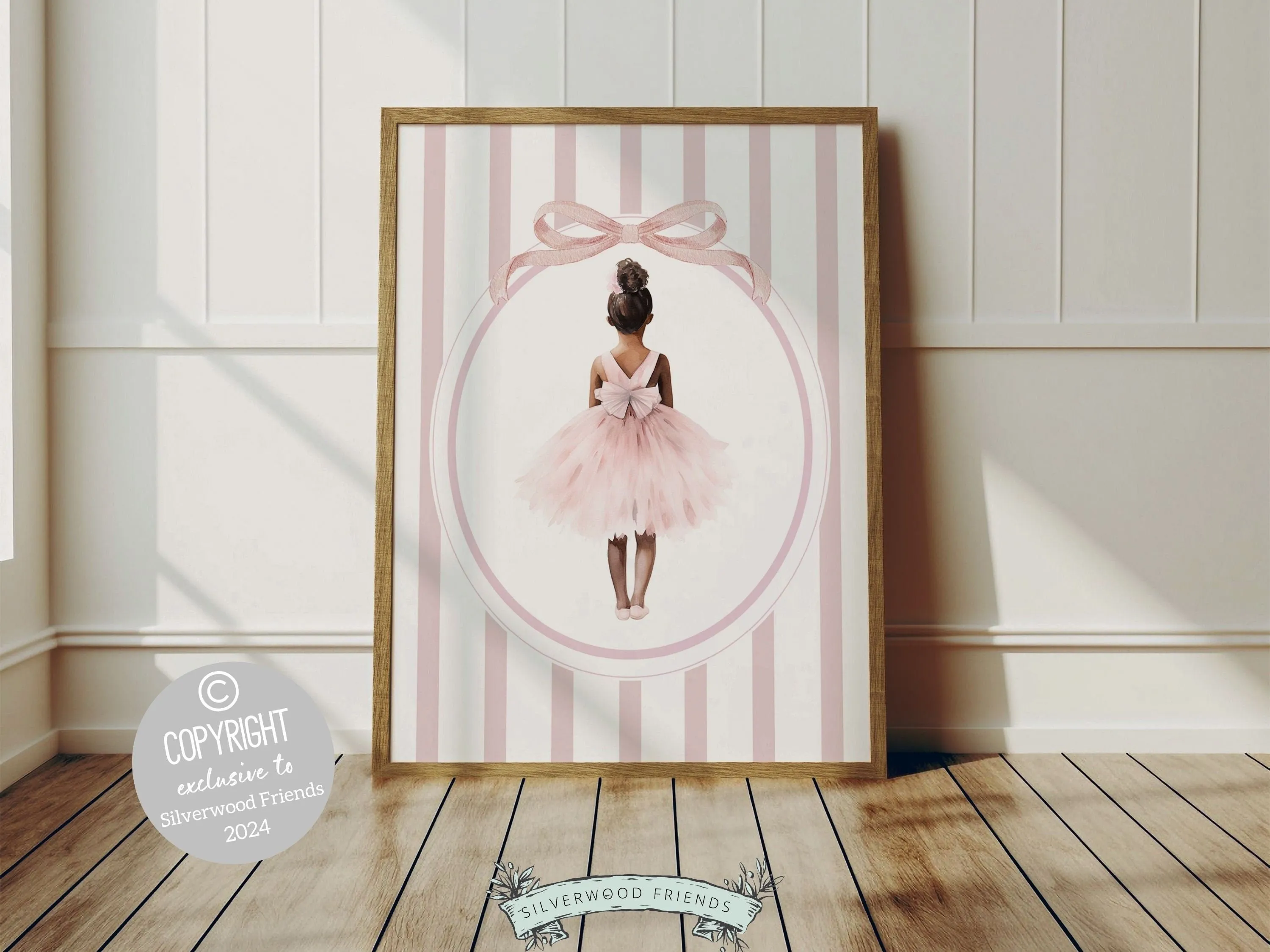 Set of 4 Ballerina Prints - 003