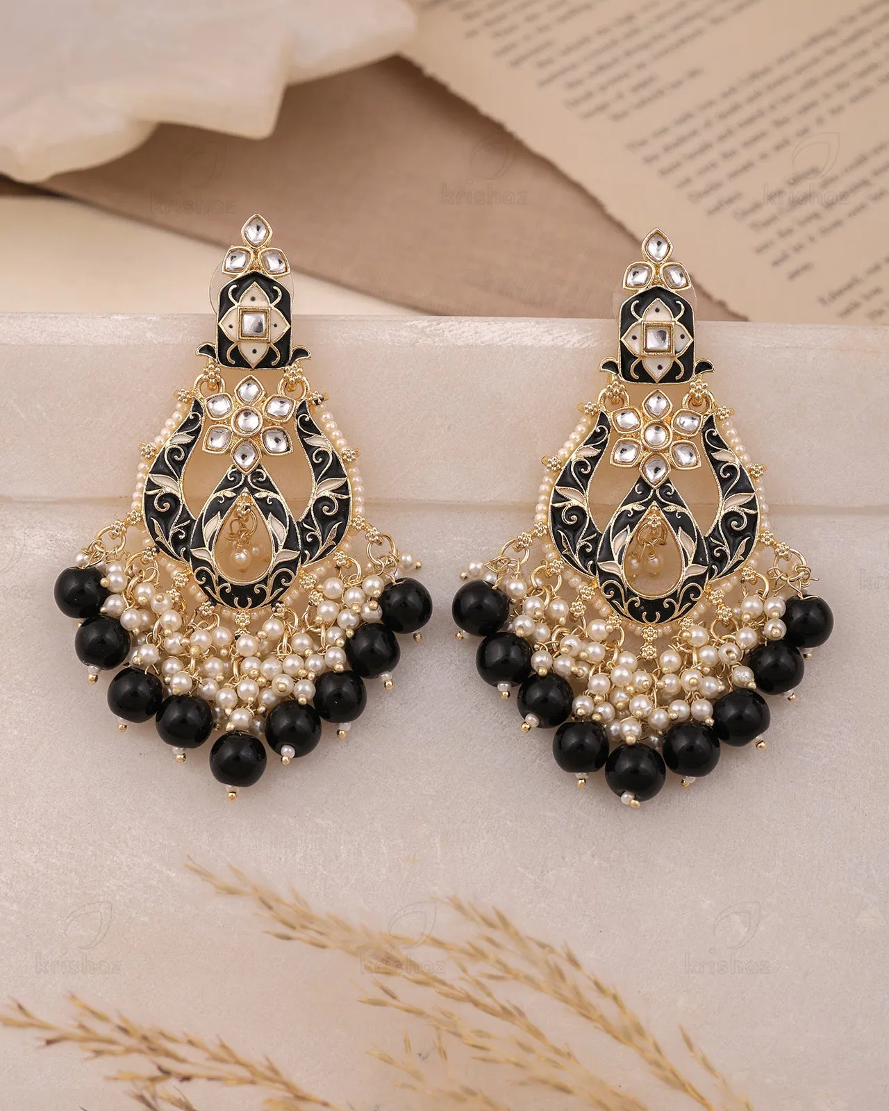 Sheetal Kundan Danglers-M