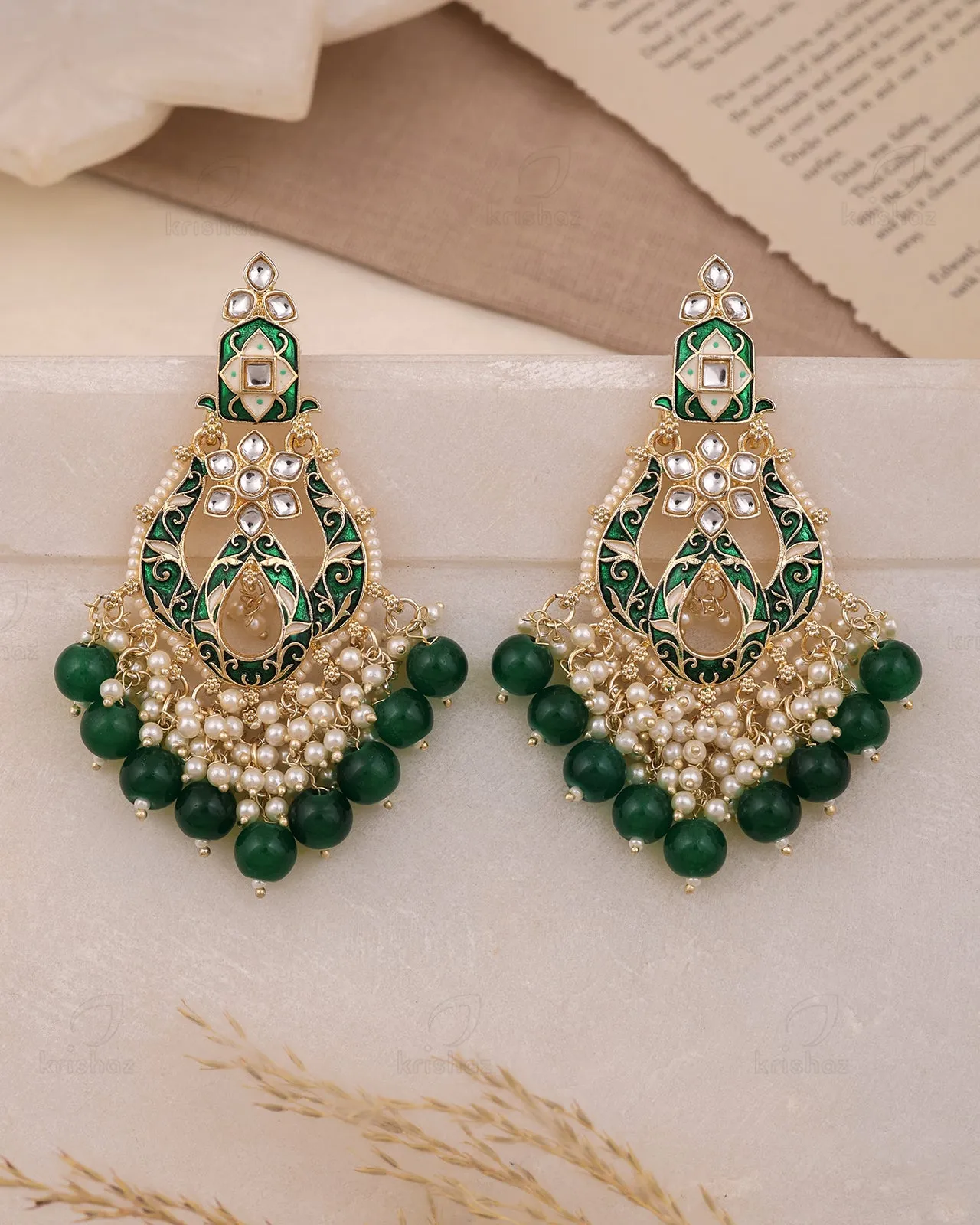 Sheetal Kundan Danglers-M