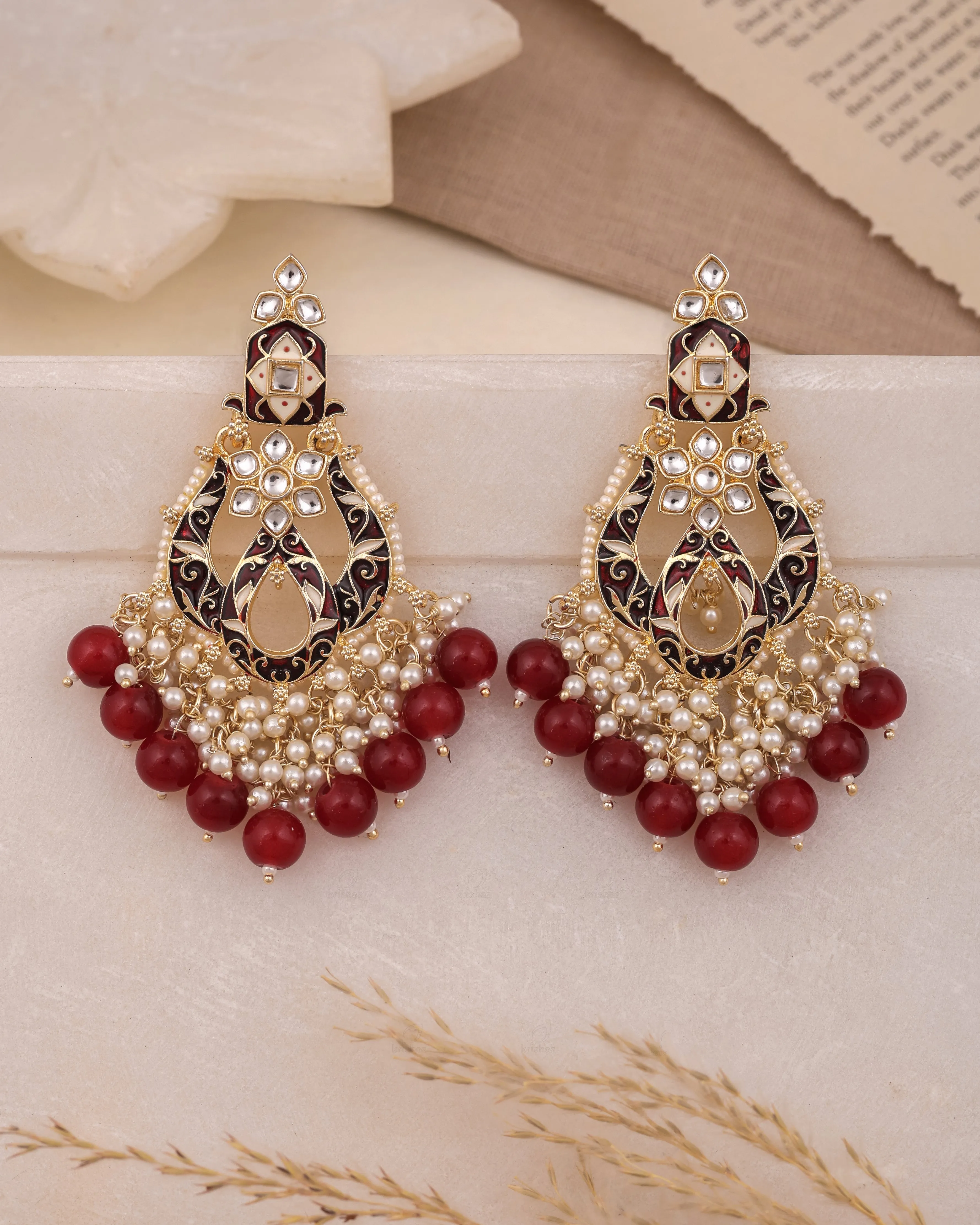 Sheetal Kundan Danglers-M