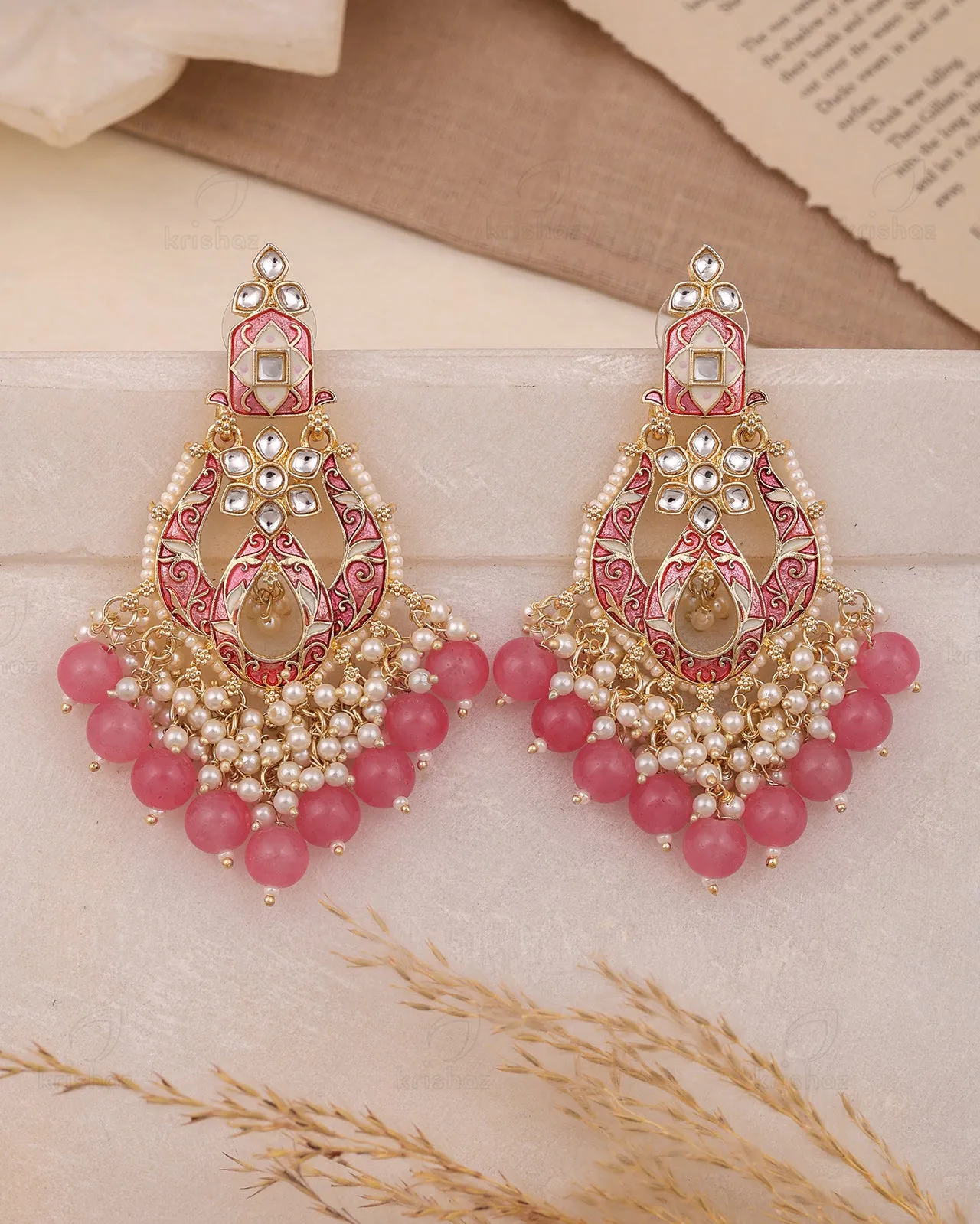 Sheetal Kundan Danglers-M