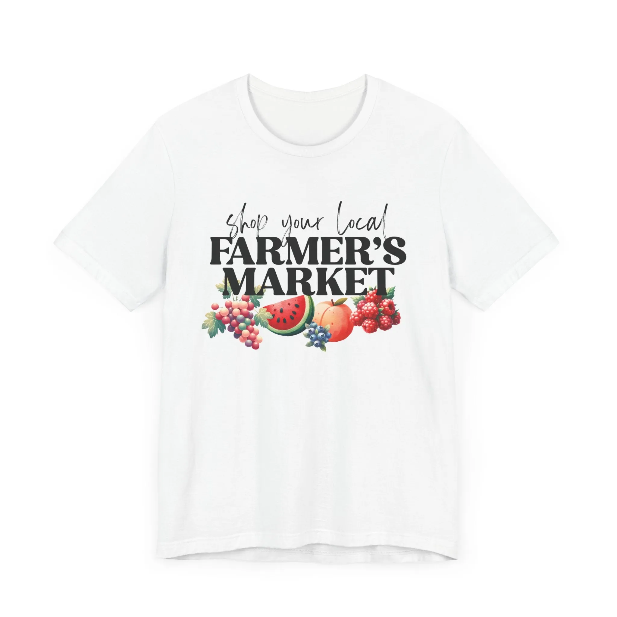 Shop Your Local Farmer's Market Tee (Bella and Canvas)