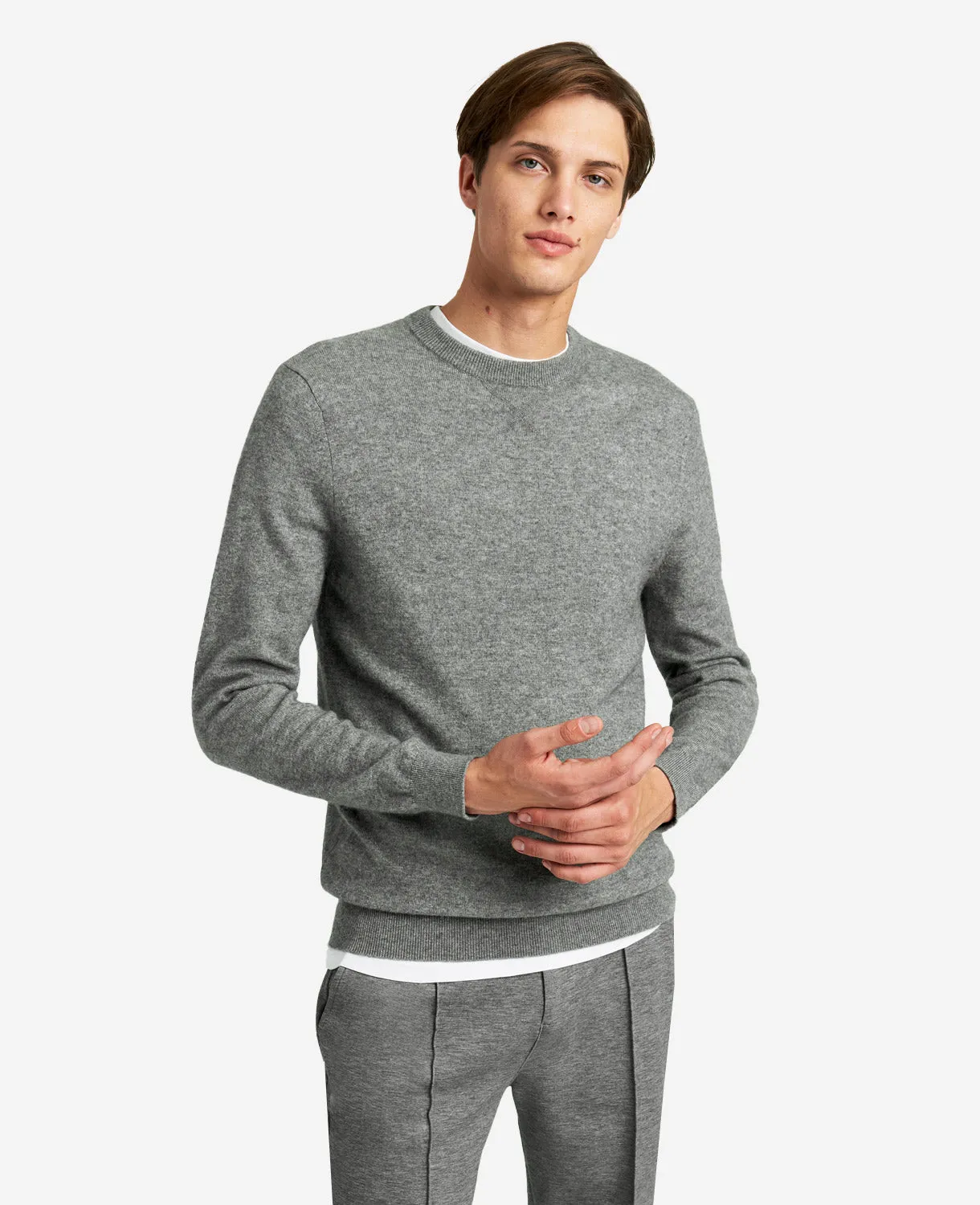 Site Exclusive! Crew Neck Cashmere Sweater