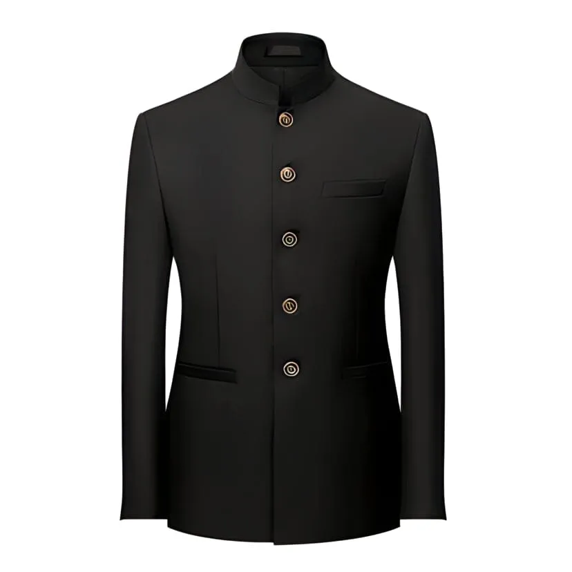 The Bellam Mandarin Collar Jacket - Multiple Colors