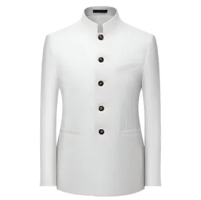 The Bellam Mandarin Collar Jacket - Multiple Colors