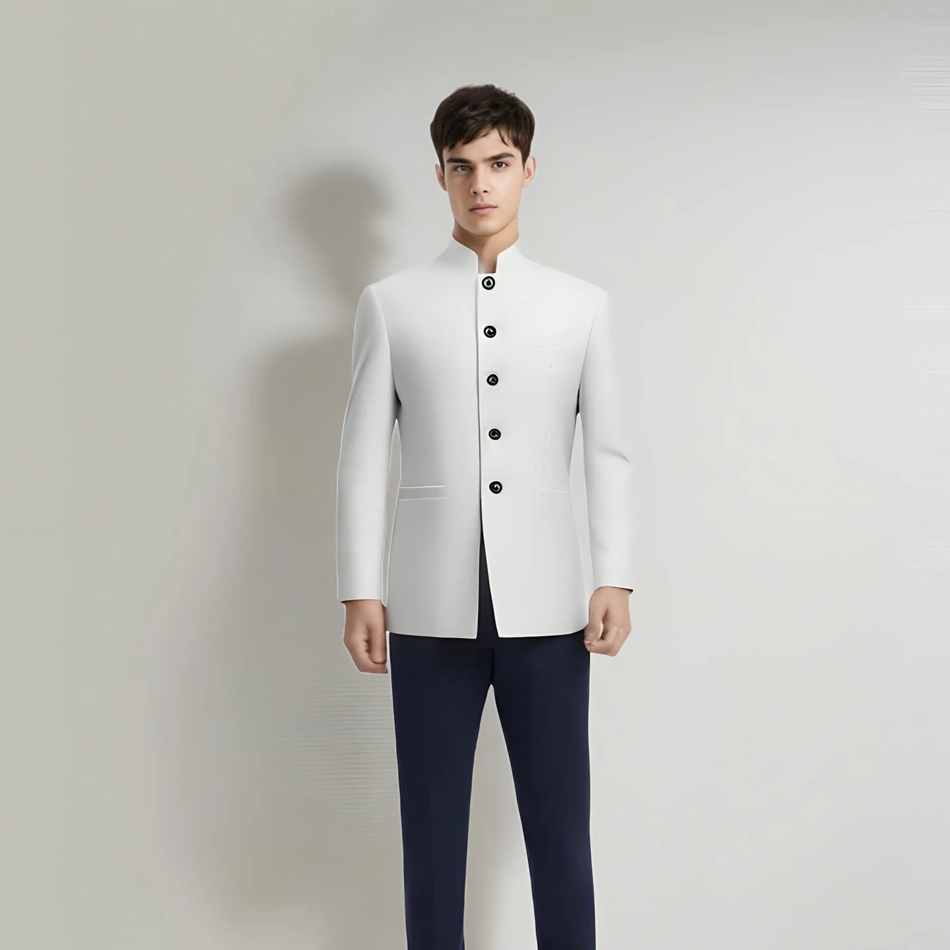 The Bellam Mandarin Collar Jacket - Multiple Colors