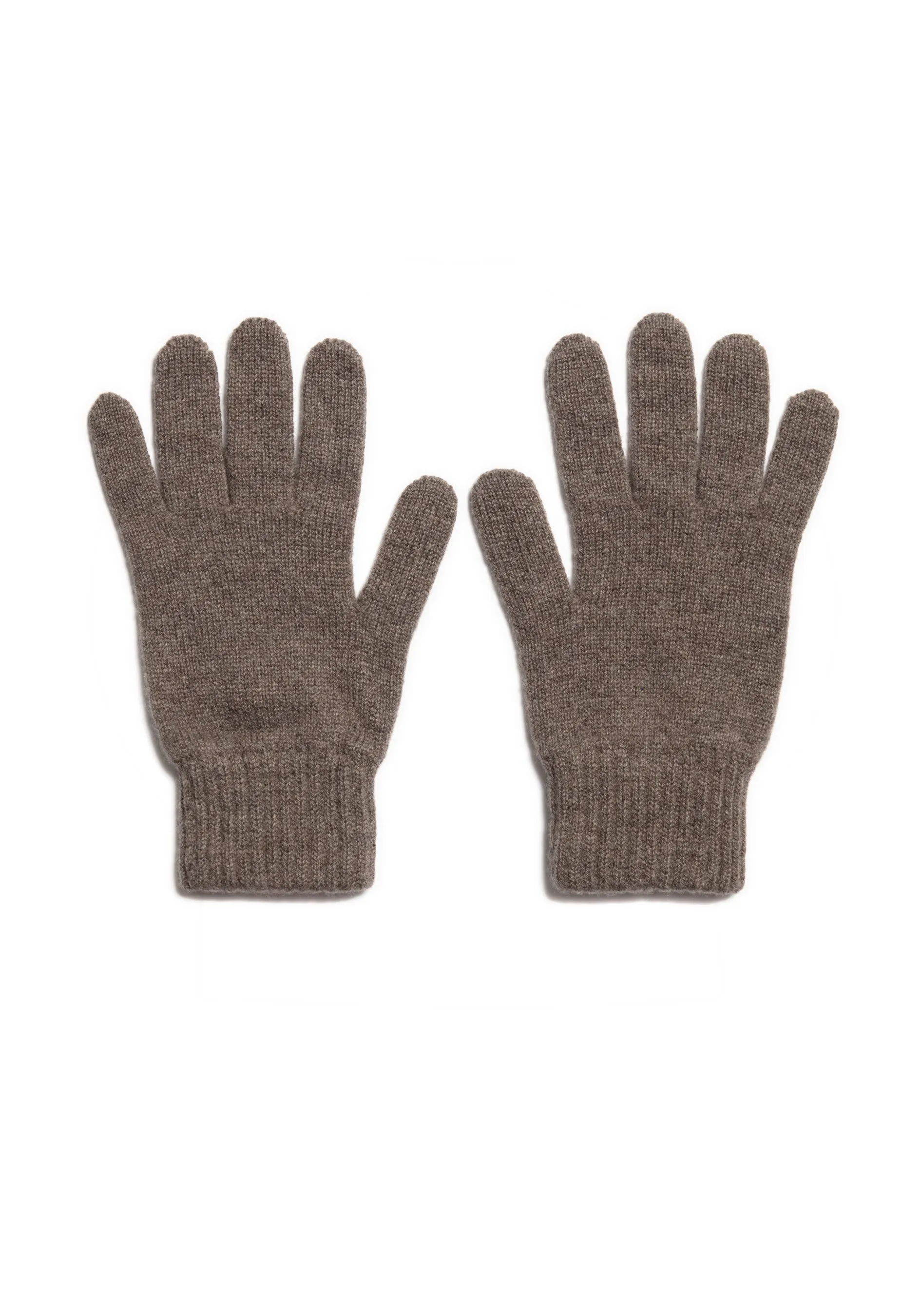 The Cashmere Gloves - Dark Taupe