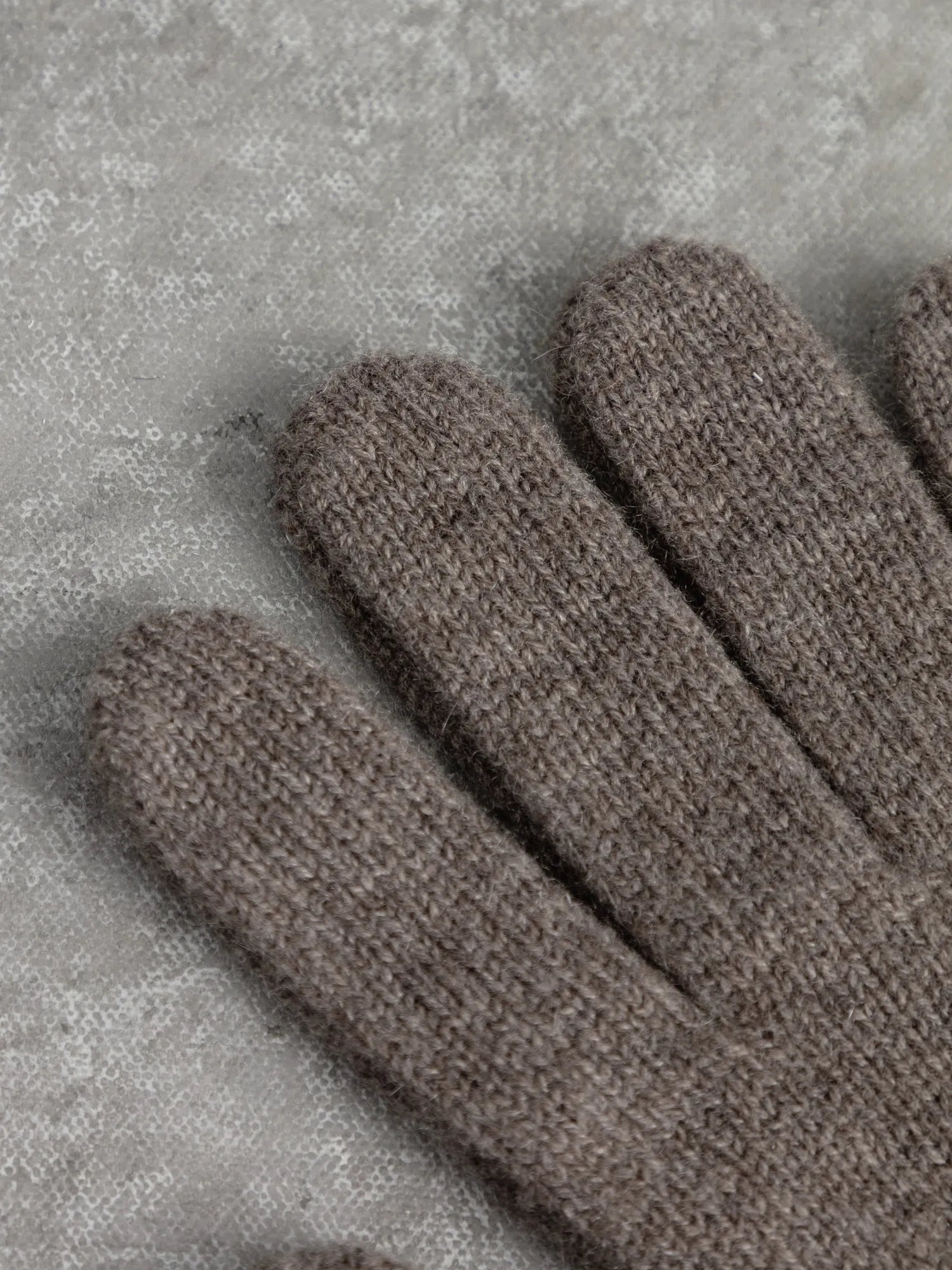 The Cashmere Gloves - Dark Taupe