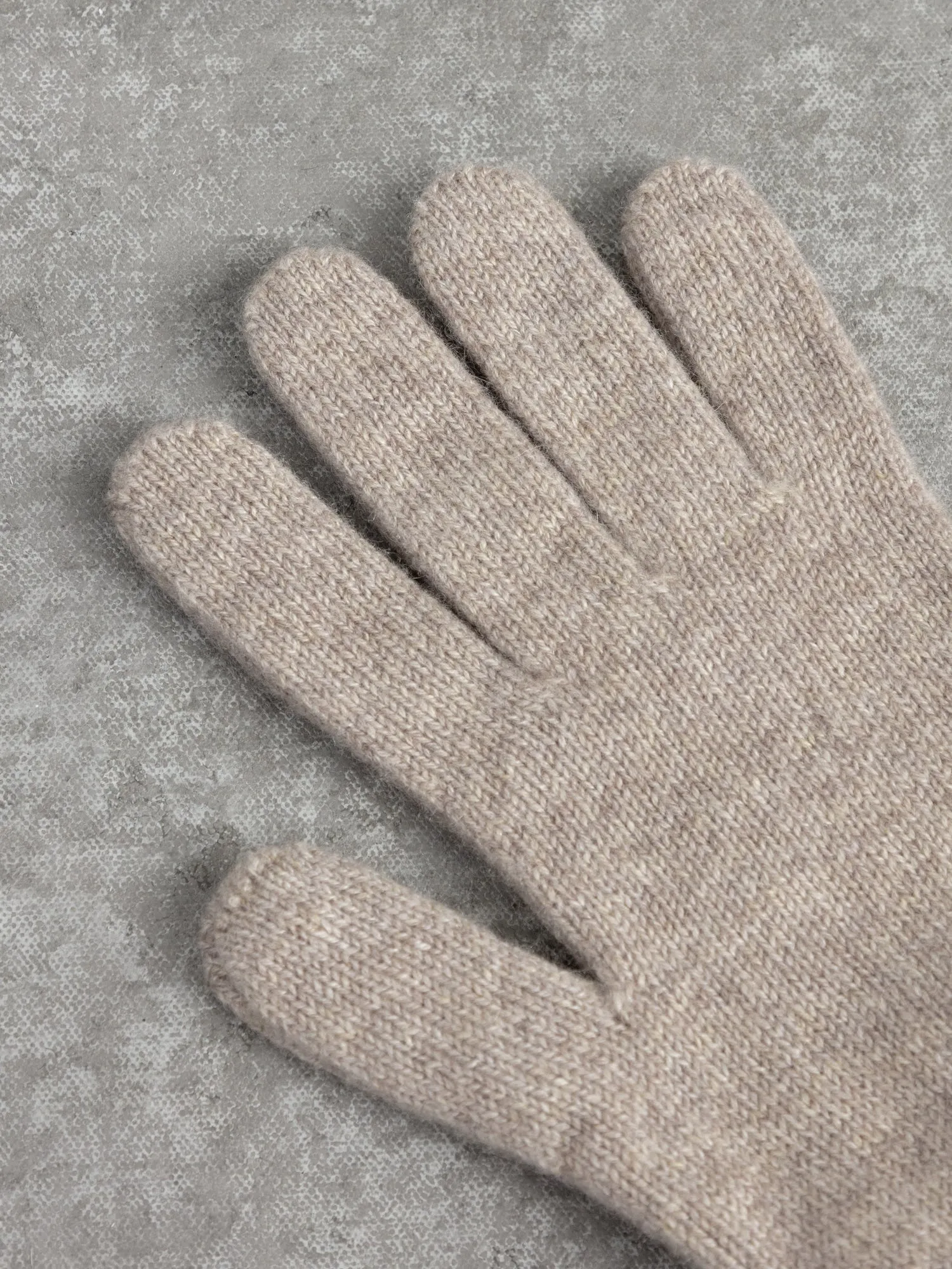 The Cashmere Gloves - Pebble