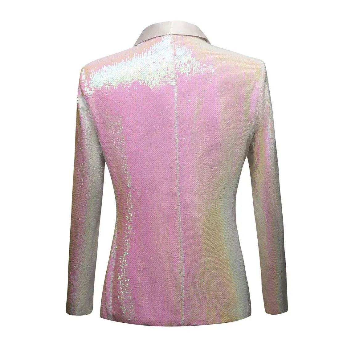 The Pearl Sequin Slim Fit Blazer Suit Jacket