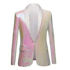 The Pearl Sequin Slim Fit Blazer Suit Jacket