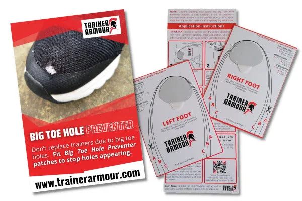 Ultimate Big Toe Protector - Trainer Armour: Prevent Holes and Extend Shoe Life