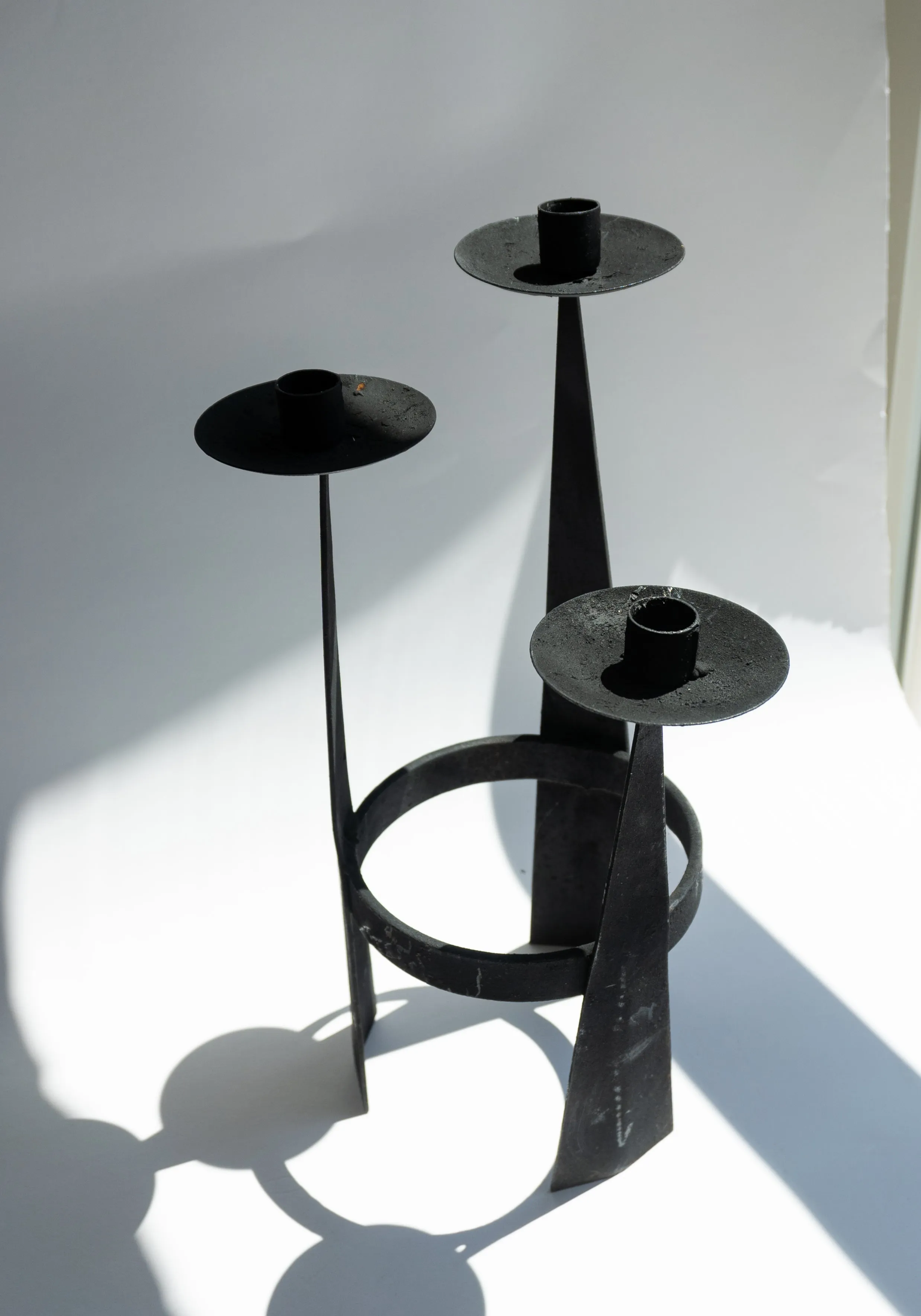 Vintage Brutalist Candelabra