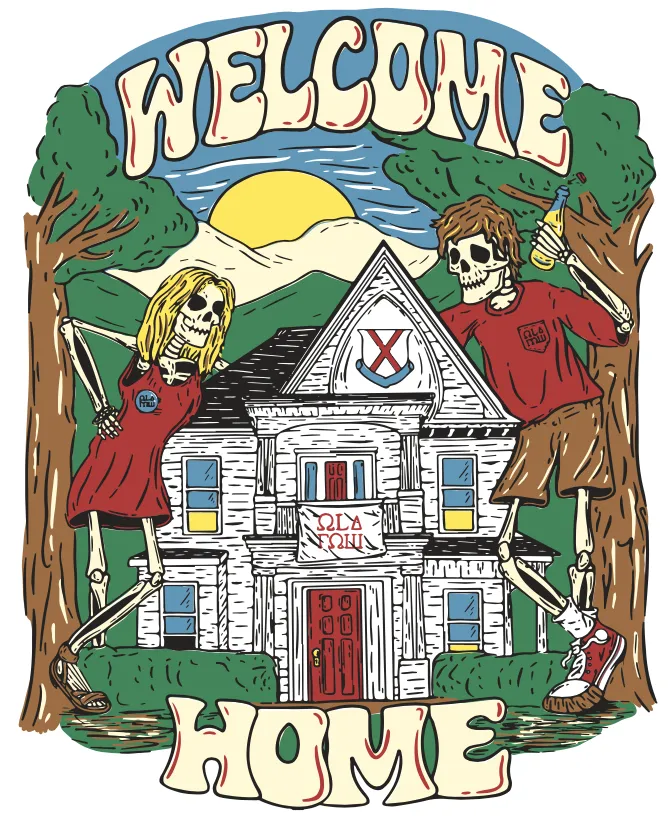 Welcome Home Pocket Tee