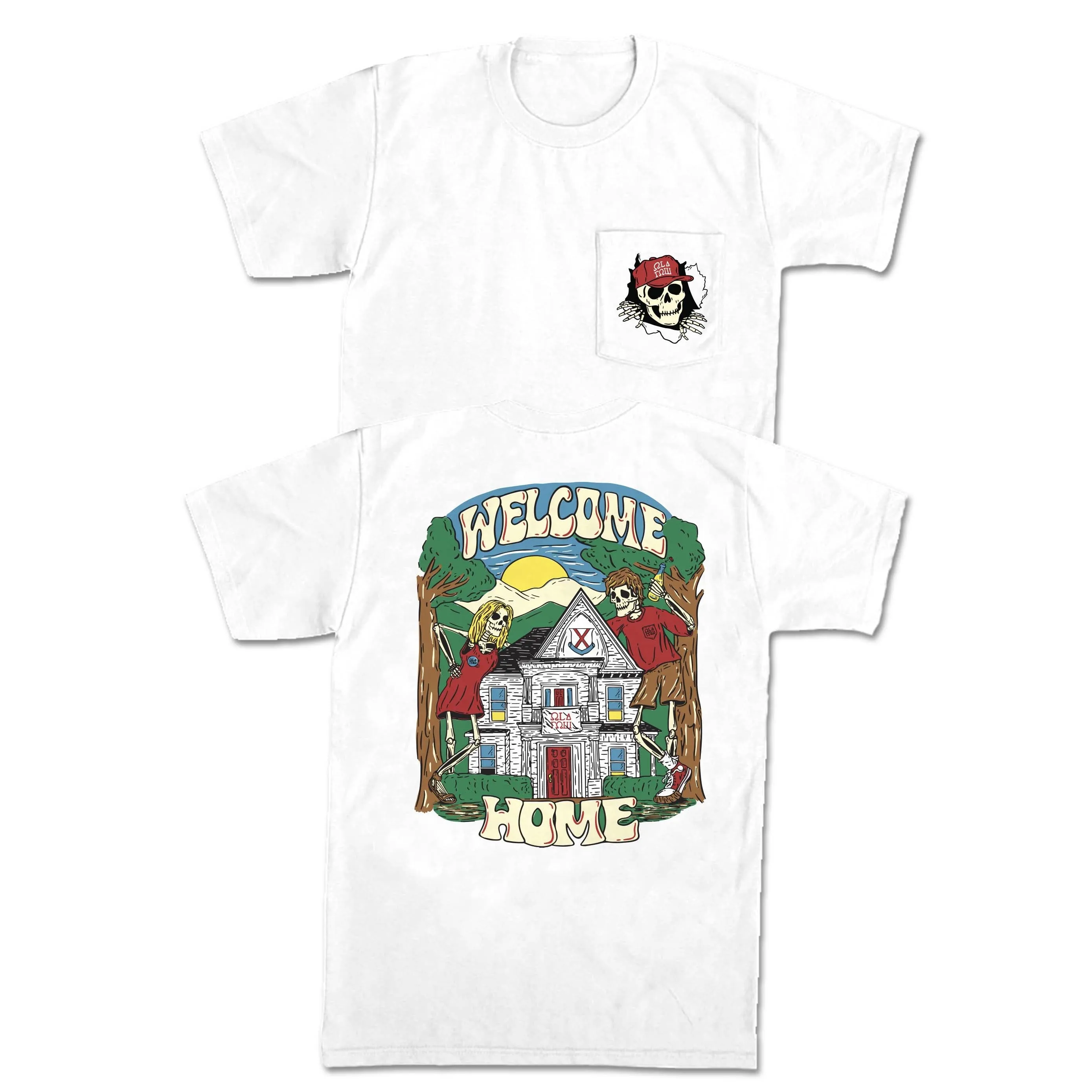 Welcome Home Pocket Tee