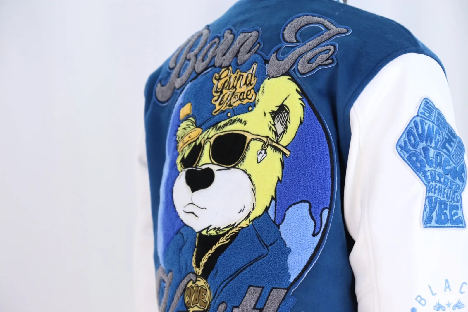 YBE Varsity Jacket - Blue