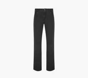 Zilli Regular Fit Jeans with Velvet Calfskin Patch